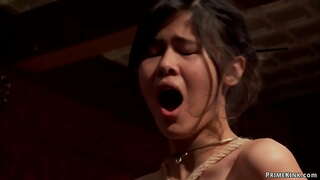 Зебо табиӣ рабынь Мэнди Мьюз ва Карсиянг, алоқаманд ва телесно наказывают, ва он гоҳ трахают дар анал бузург узви Ҷон Стронга дар бранч-як ҳизб дар ошенаи болоии