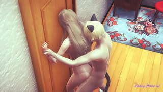 Хентай Геншин Импакт - Лиза Секс Чоштыра