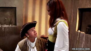 ���बनूस फूहड़ Marie Luv सफेद डिक की सवारी और हार्ड किसी न