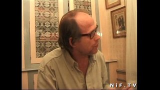 Prancis pirang bayek seksi bajingan lan jizzed ing dheweke susu