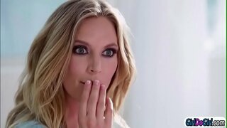 Ibu tiri Mona mengajar AJ muncrat teknik