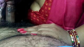 Indian housewife blowjob