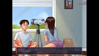 Hot college teen girl får noen cum i hennes vagina på cam L Hotteste høydepunkter L Summertime Saga[v0.18.2] L Del #17