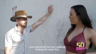 50-थियो - a-Bitch देखि सडक दिएर गधा लागि पचास वास्तविक anal