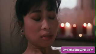 ���ොච් busty ආසියානු lesbo ලබා පොළඹවාගැනීමට ඇය විසින් සේවාලාභියා පසු ලිංගික සම්බාහන